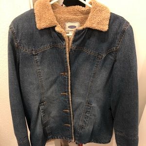 Oversized Sherpa Trucker Jean Jacket